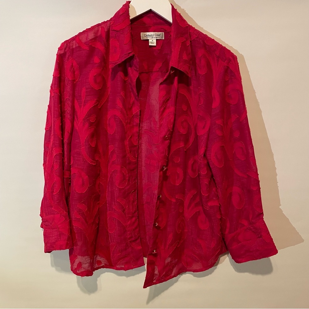 Pink Button up